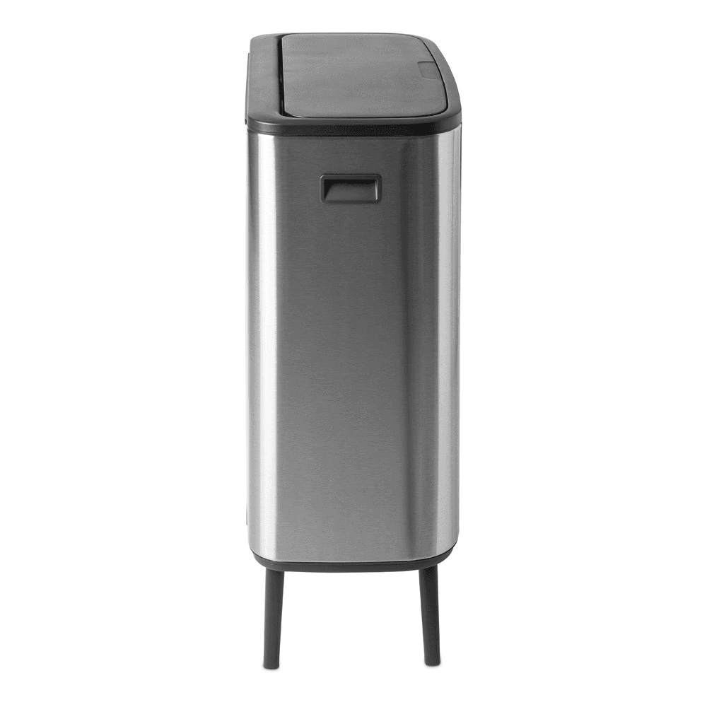 Bo Hi Touch Bin, Matt Steel Fingerprint Proof