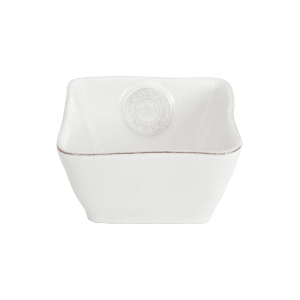 Nova Set of 6 square bowls/ramekins, White