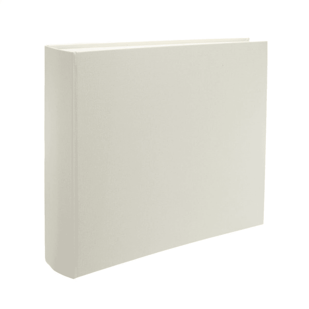 Linen Landscape Photo Album, Ivory