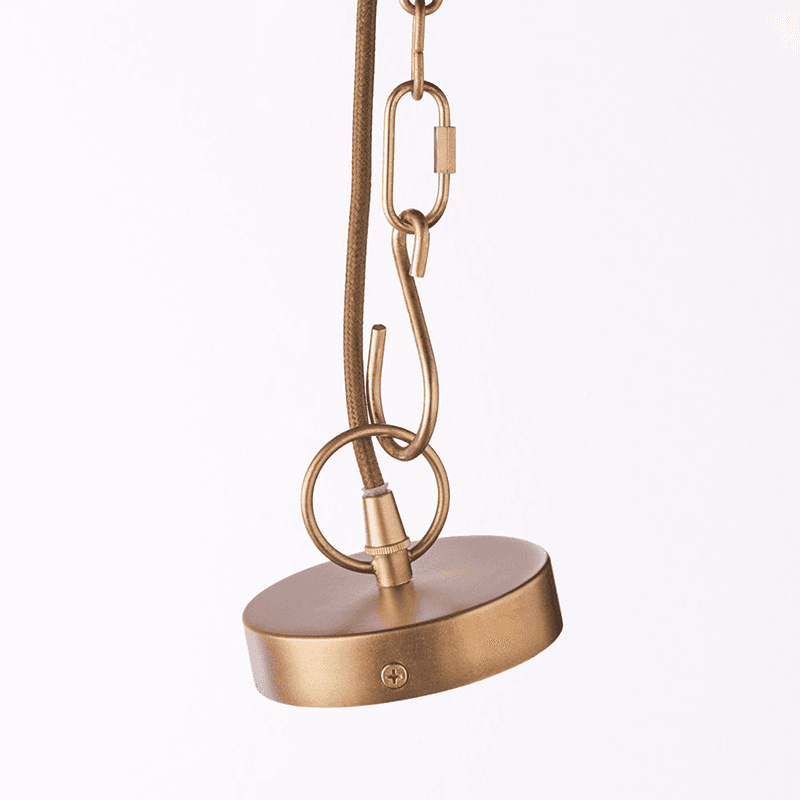 Markham Lantern, Antique Brass