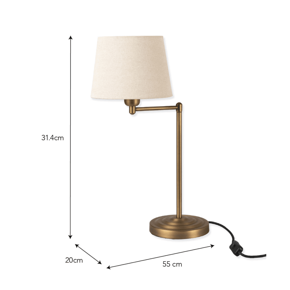 Peartree Table Lamp, Antique Bronze