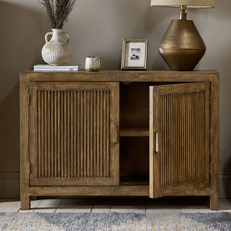Yasha Mango Wood Sideboard, Natural