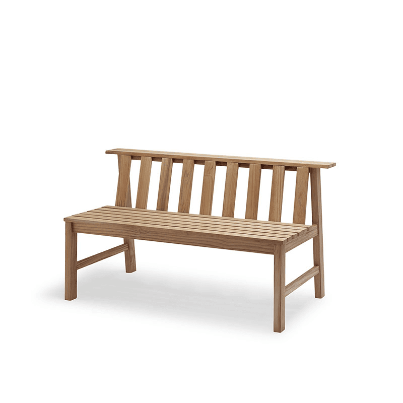 Plank Outdoor Bench, Natural