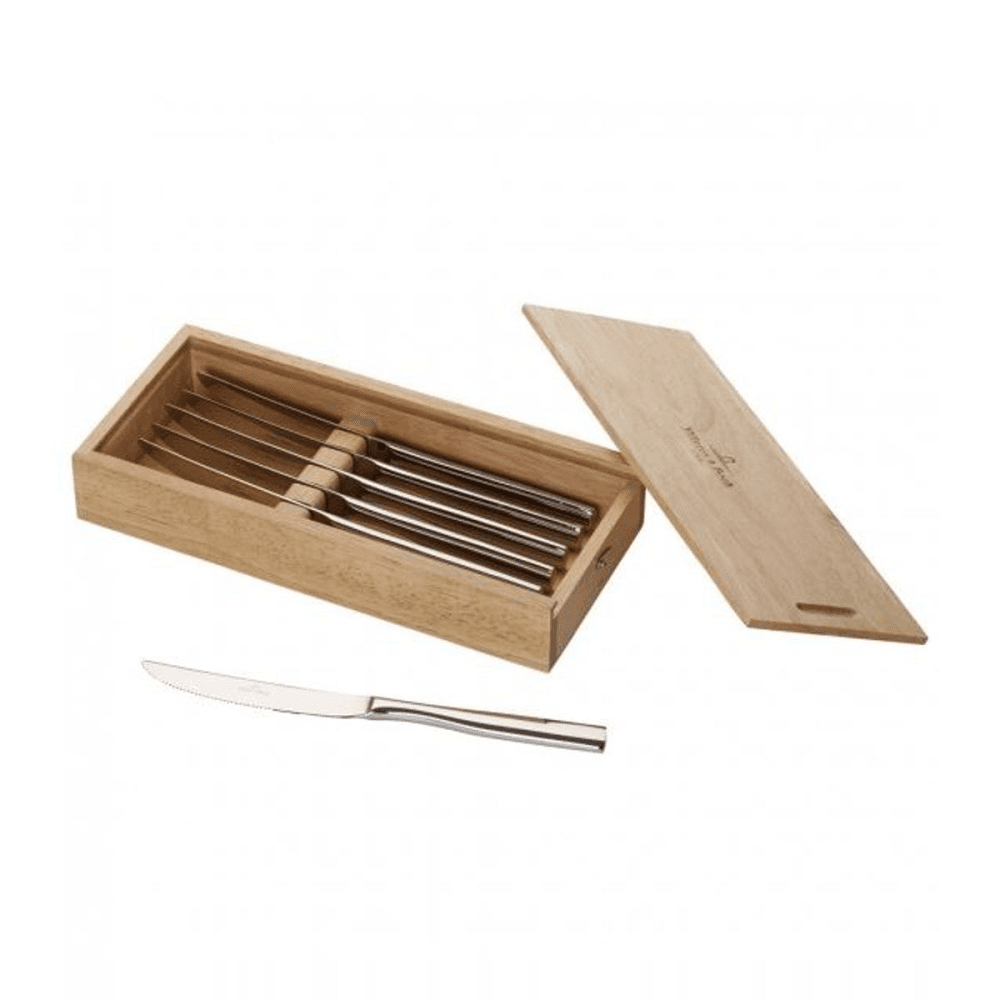 Piemont Pizza/Steak Knife Set, Stainless Steel