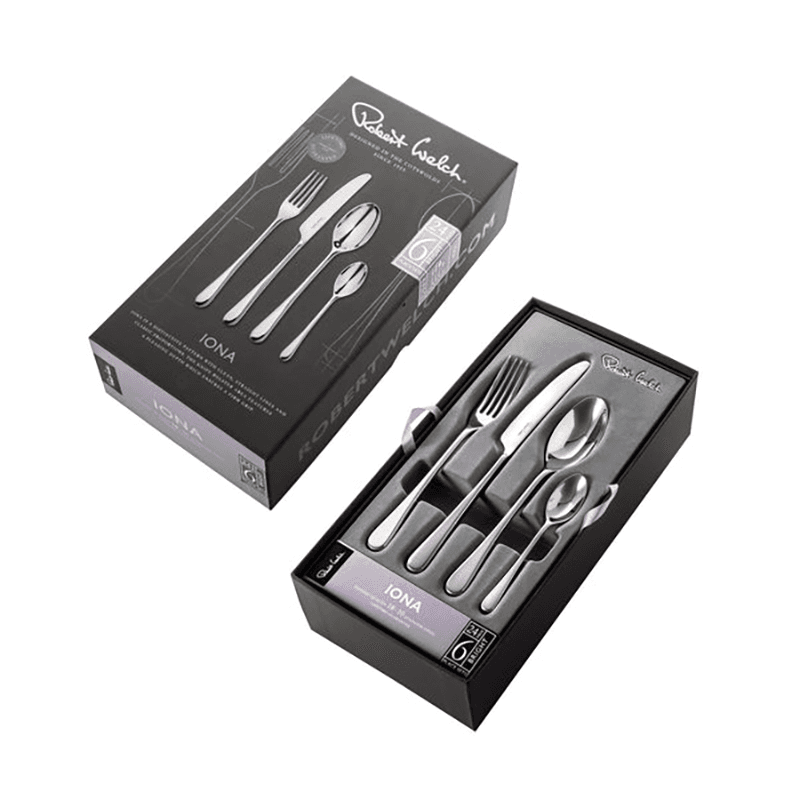Iona 24 Piece Cutlery Set, Stainless Steel
