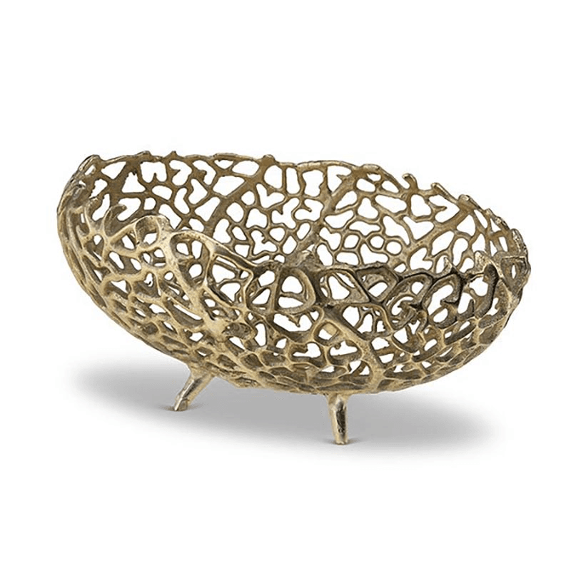 Coral Basket, Gold