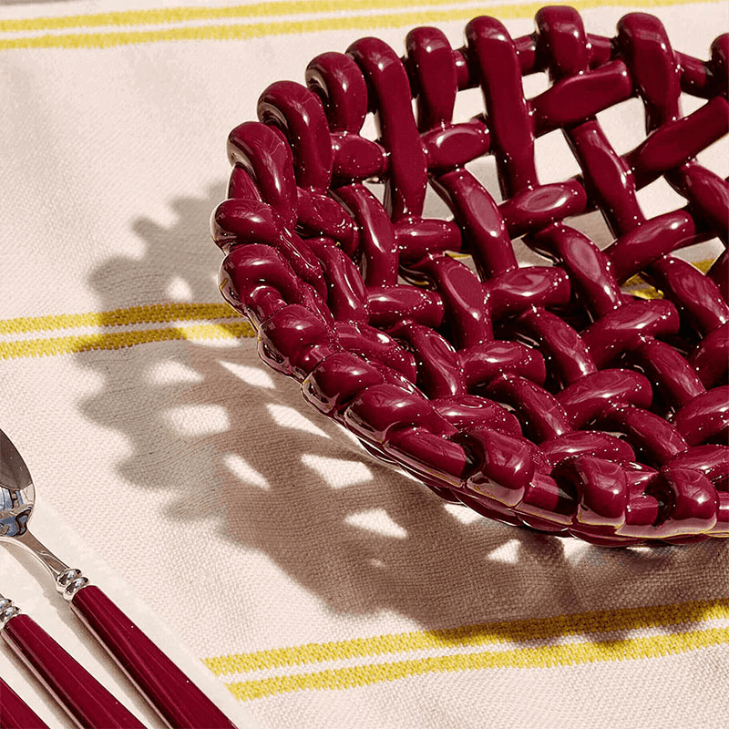 Juicy Basketweave Bowl