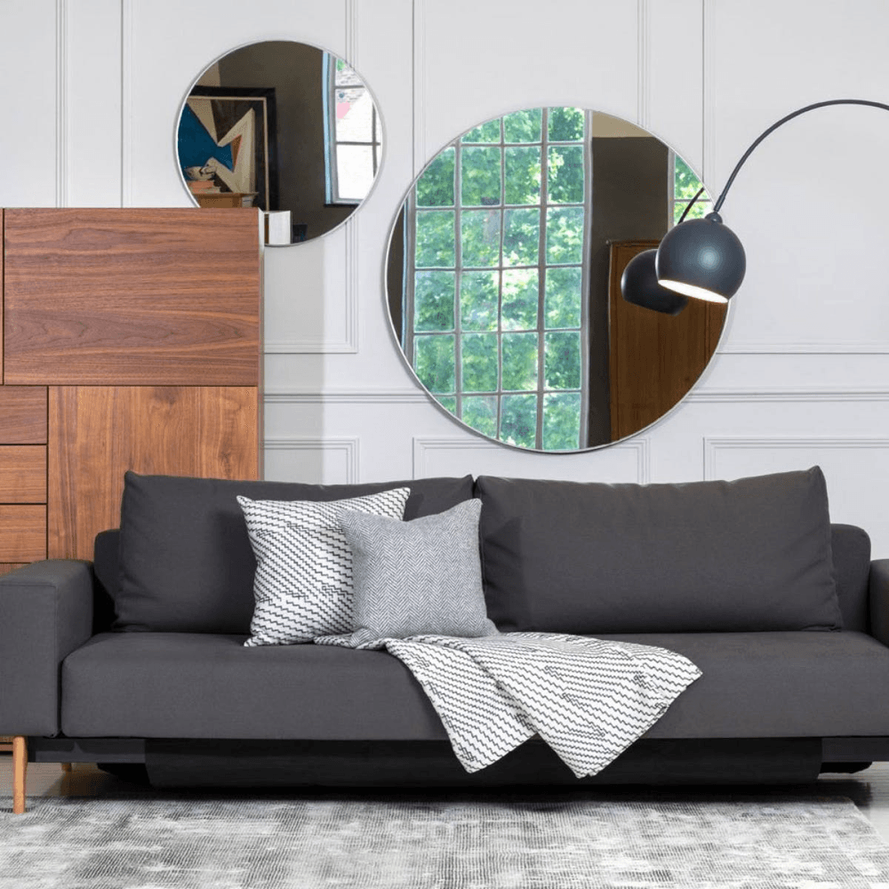 Fine Edge Round Mirror