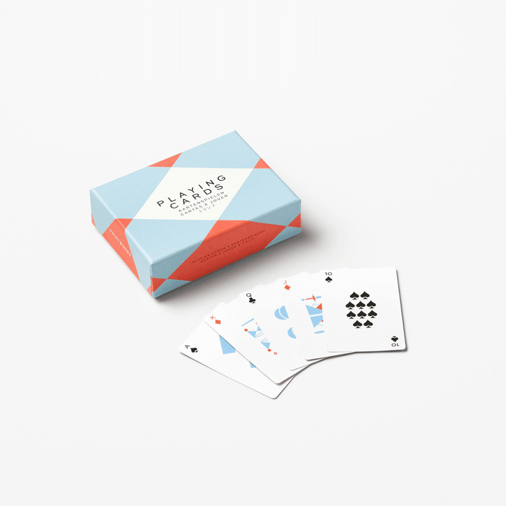 Play Double Playing Cards, Blue/Red