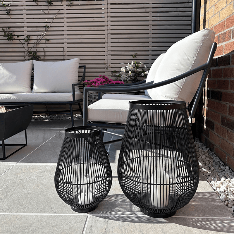 Venere Lantern with Glass Insert