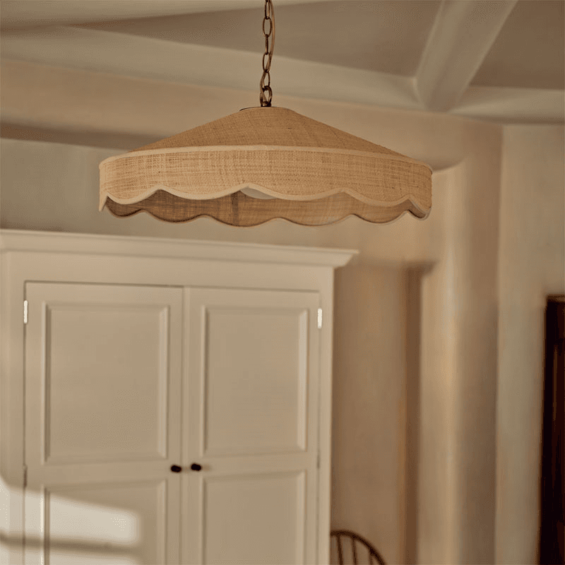 Marina Pendant Light, Raffia