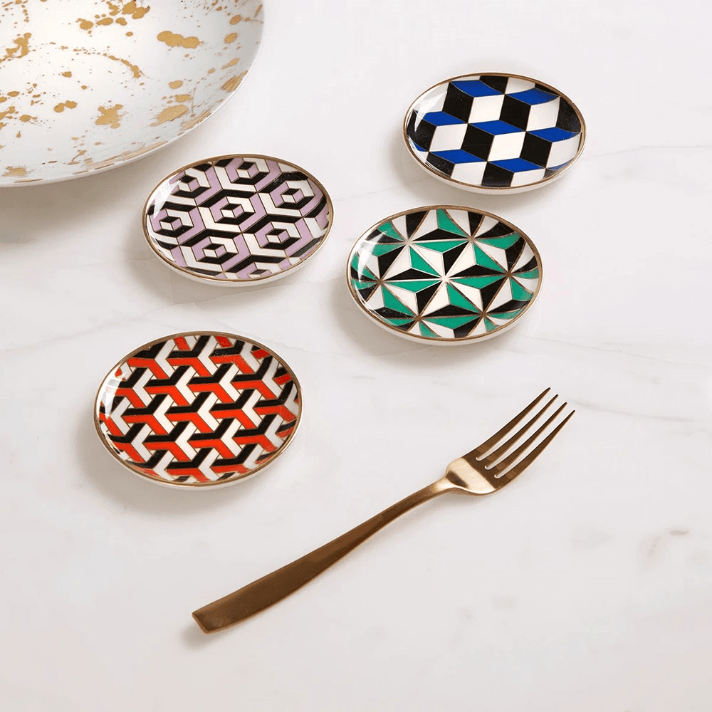 Versailles Set of 4 Coasters, Multi