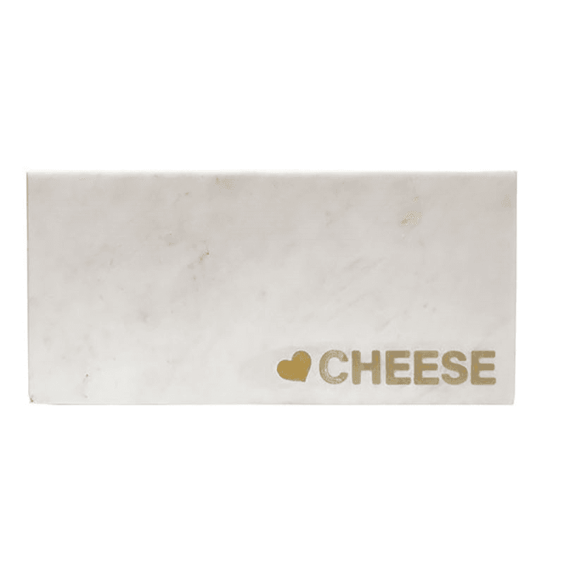 Marble Cheese Platter, White