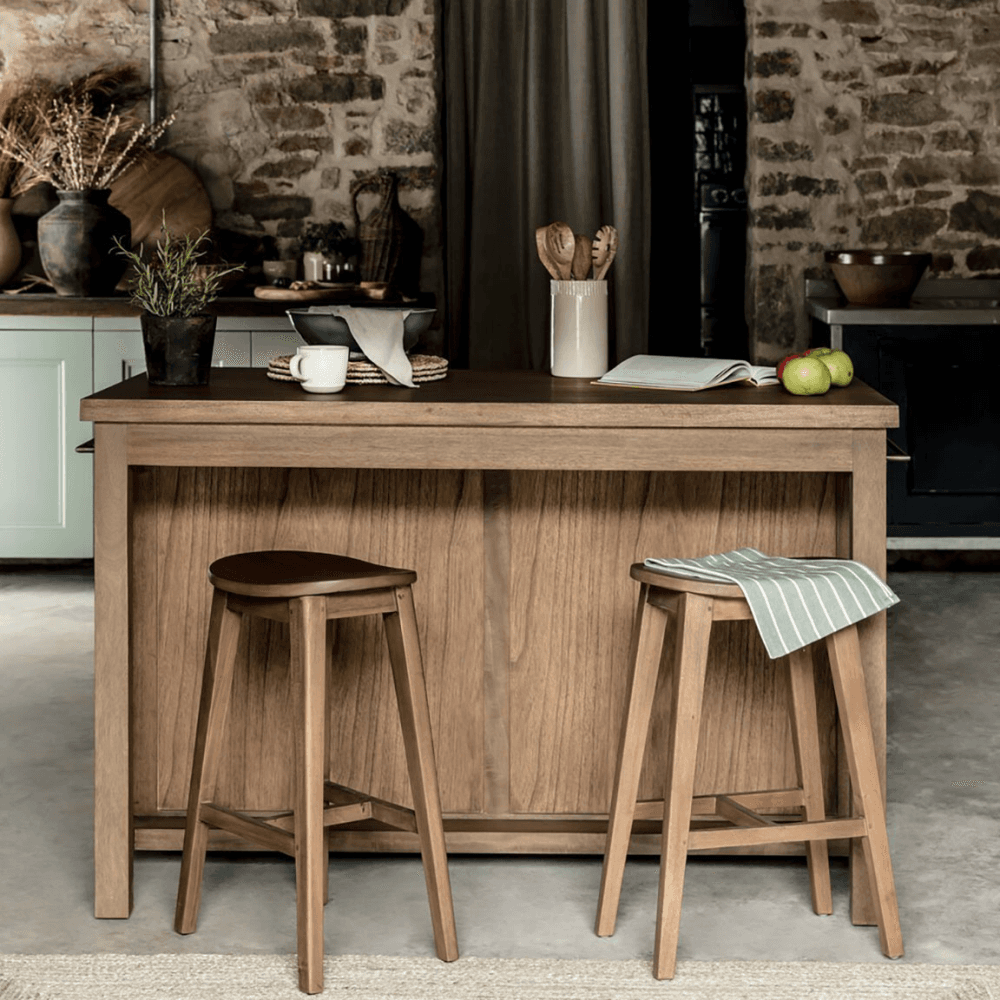 Walcote Kitchen Island, Natural