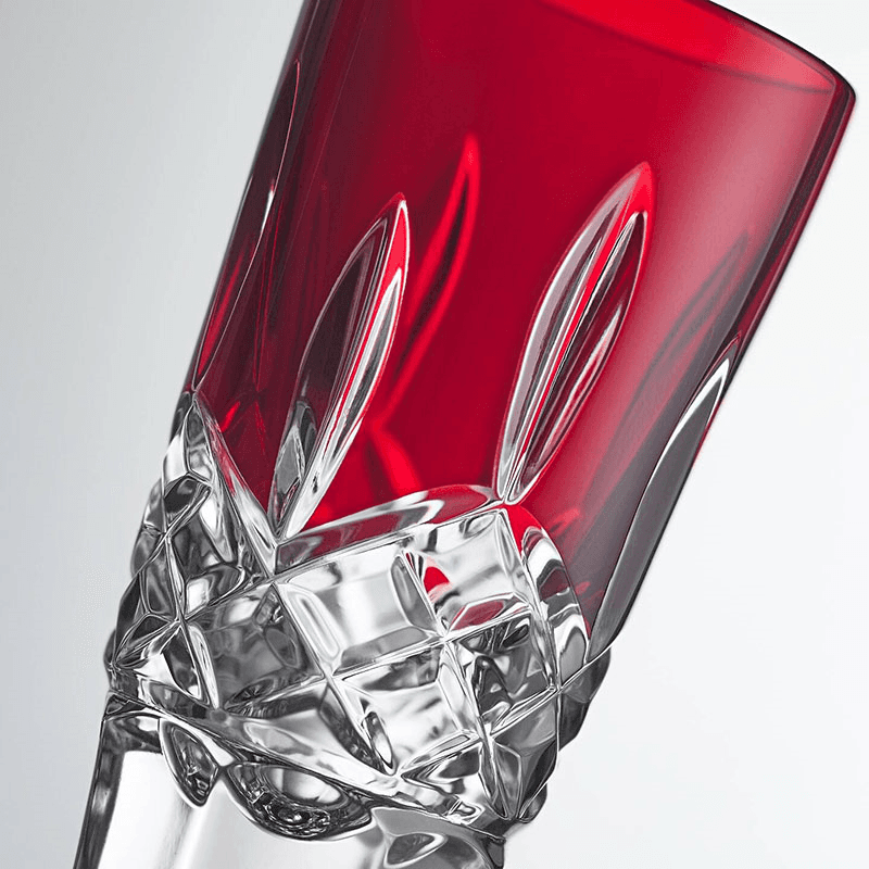 Lismore Set of 4 Shot Glasses, Red