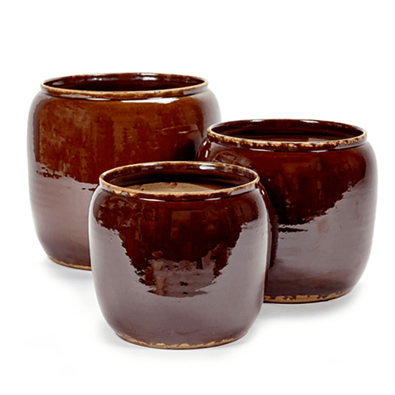 Glazed Costa Pot