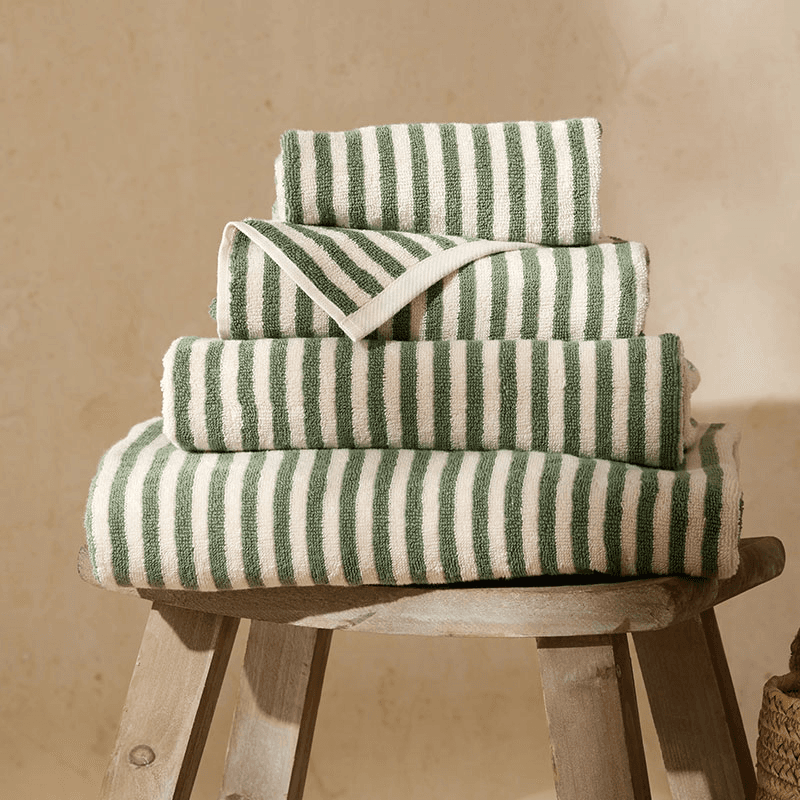 Hebden Striped Cotton Bath Towel