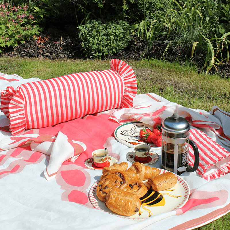 Stripe Bolster Cushion Cover