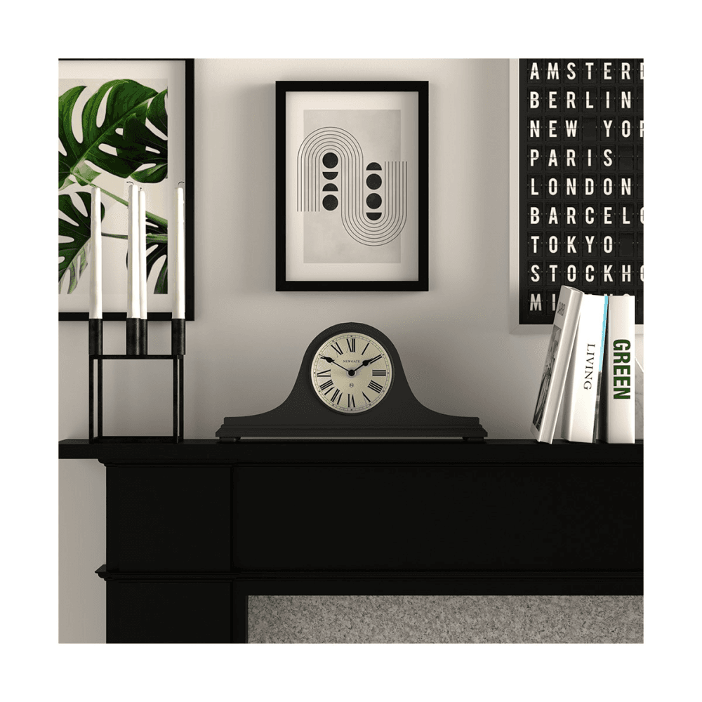 Time Machine Mantel Clock, Grey