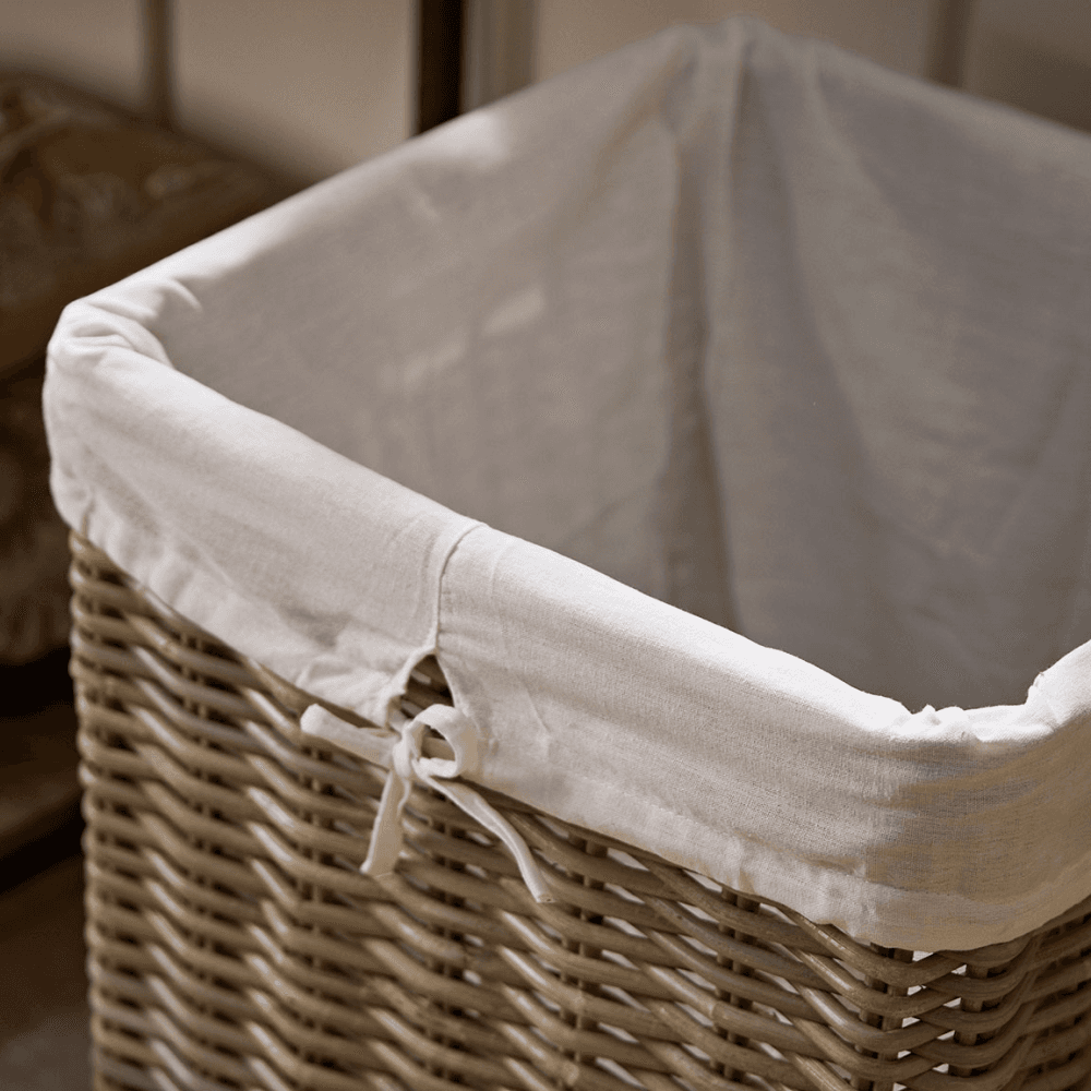 Rattan Laundry Basket, Natural