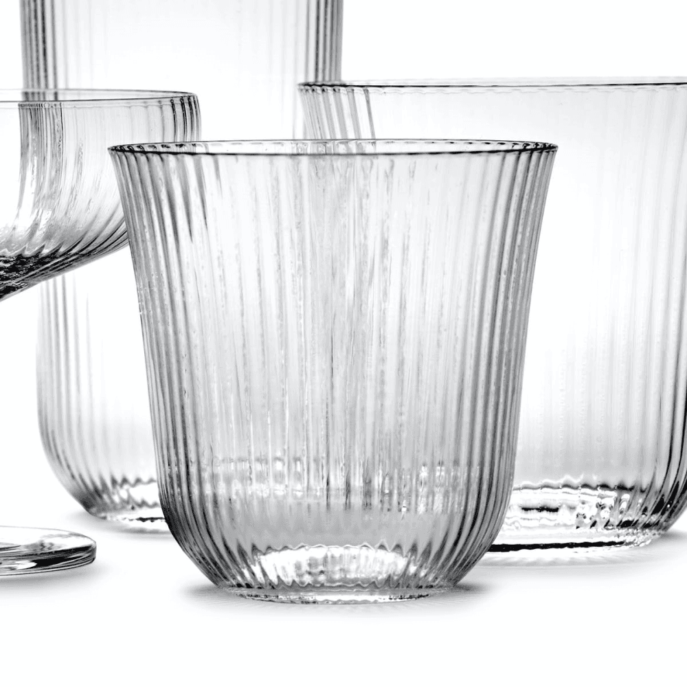 Inku Set of 4 Tumblers, Clear
