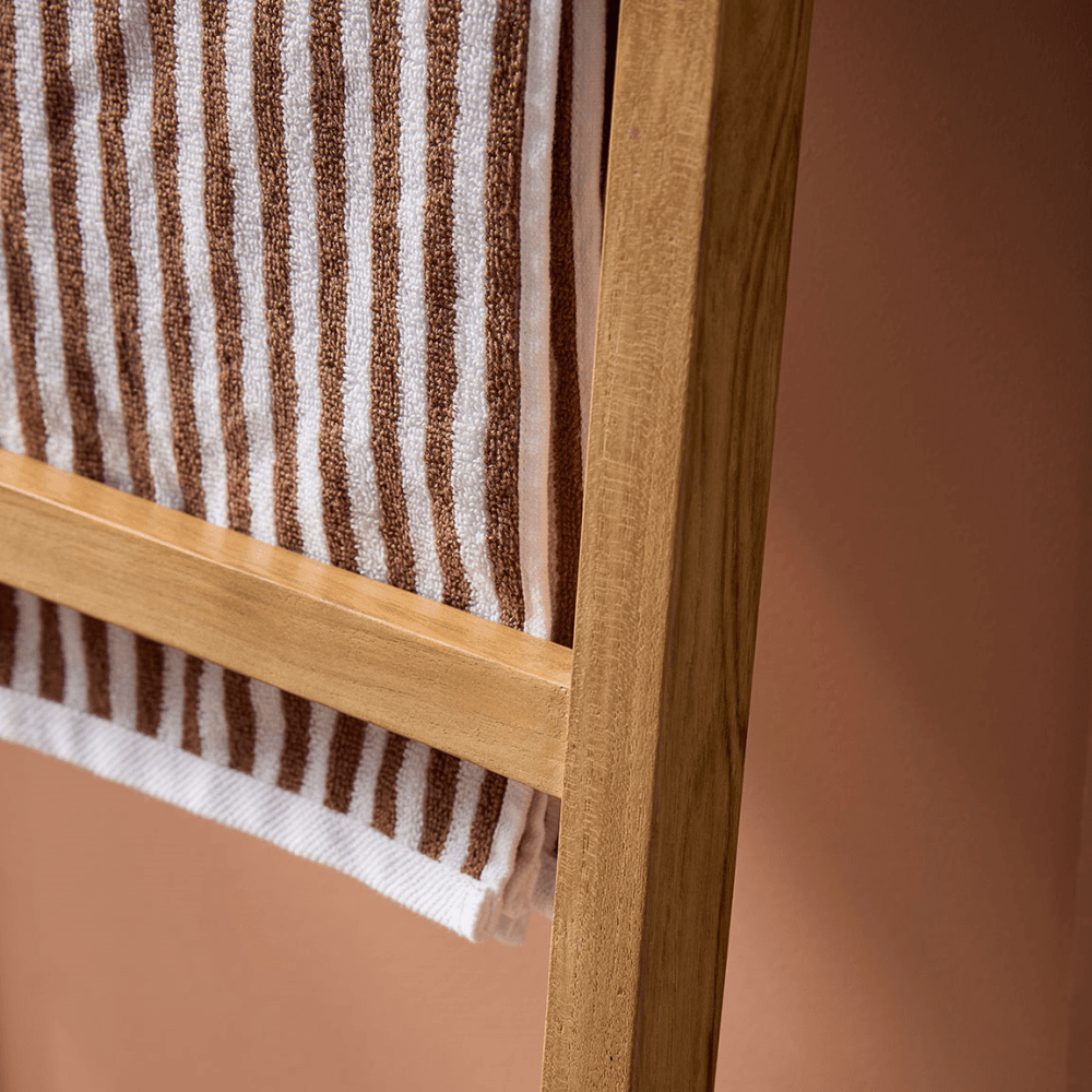 Teak Ladder Shelf, Brown