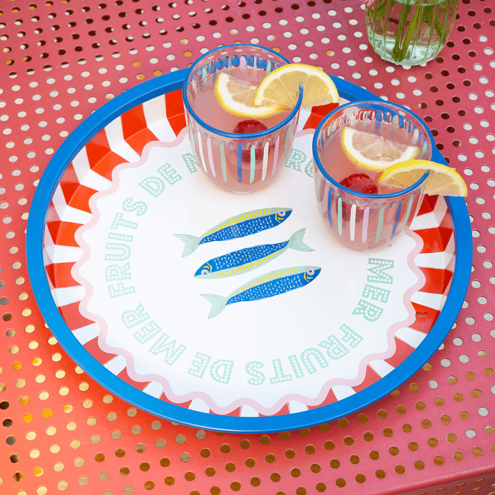Bon appetit Tin Tray, Fish