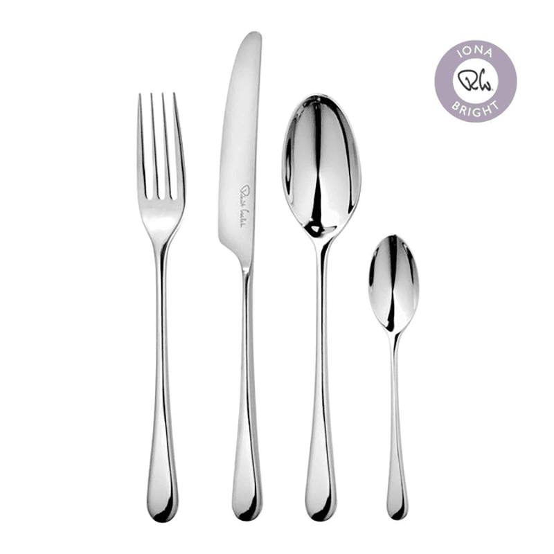 Iona 24 Piece Cutlery Set, Stainless Steel