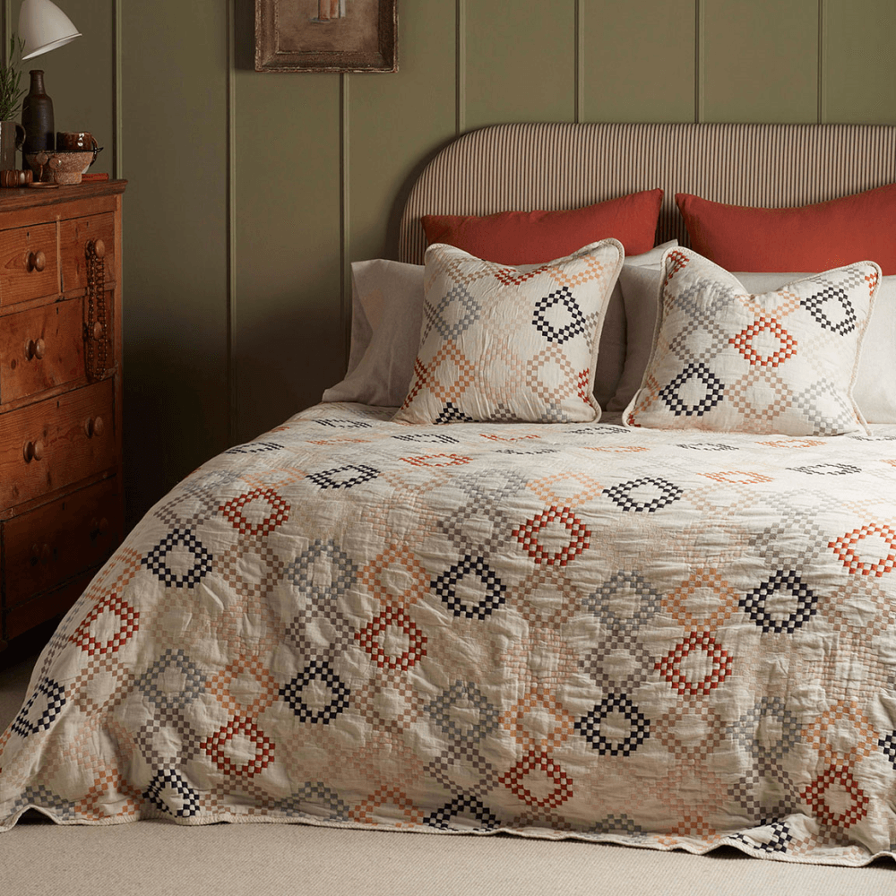 Jolene 100% Cotton Quilted Throw