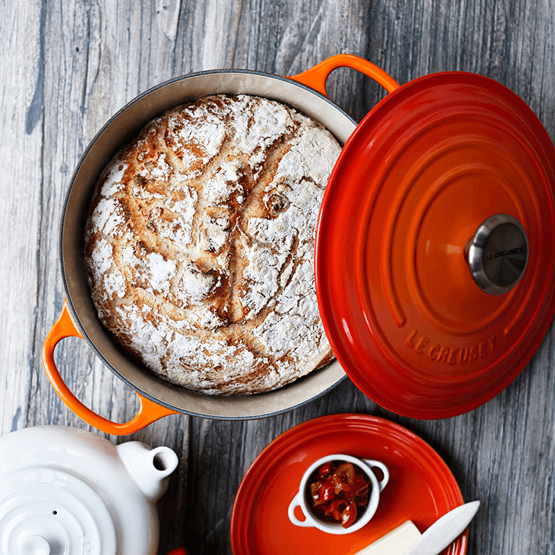 Signature Cast Iron Round Casserole