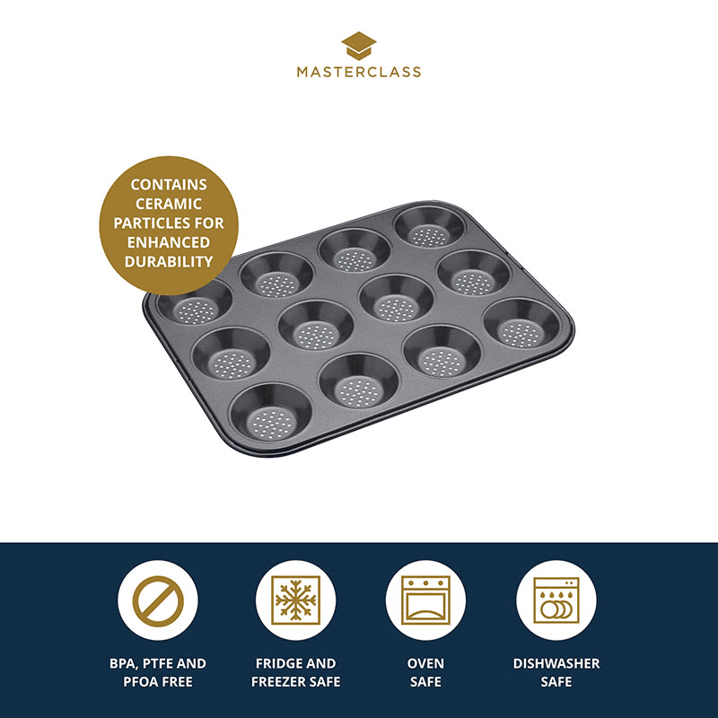 Shallow baking pan, non-stick