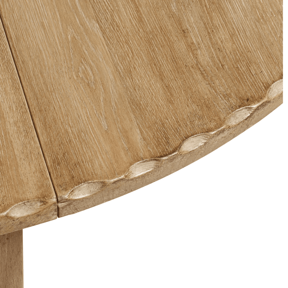 Aderyn Dining Table, Burnt Elm