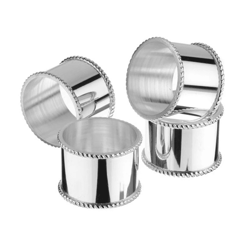Mounted Napkin Ring, Silver Plate