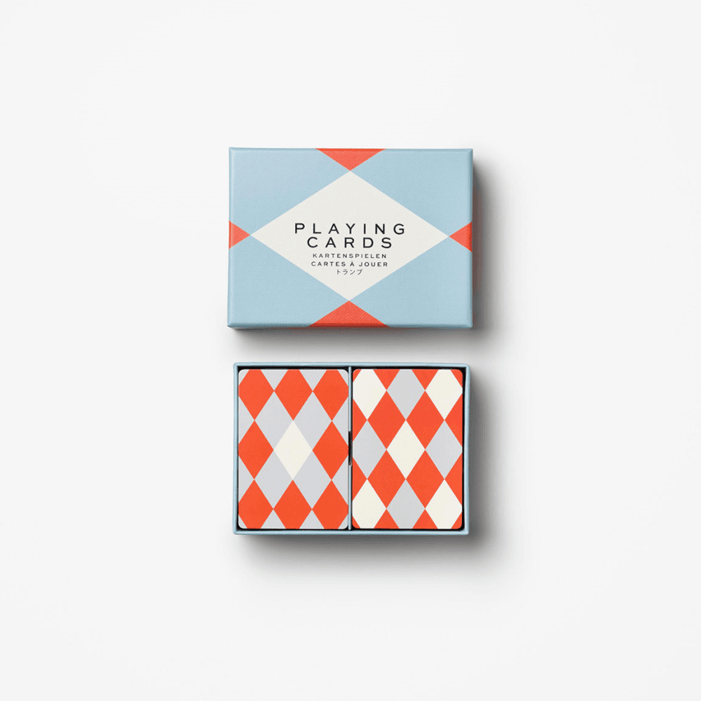 Play Double Playing Cards, Blue/Red