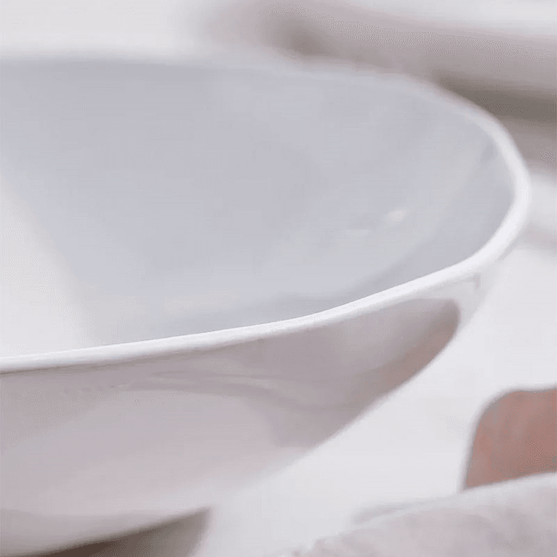 Portobello Set Of 4 Pasta Bowl, White
