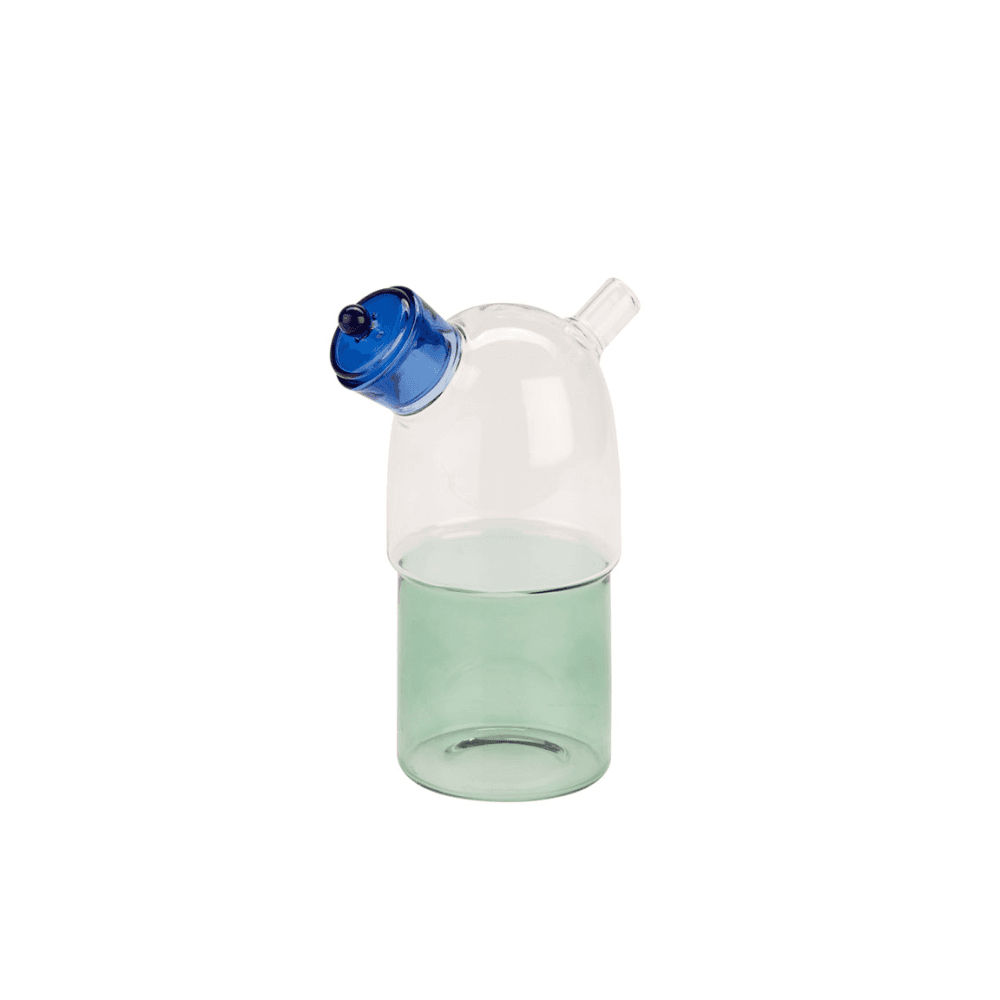 Modern Studio Oil Bottle, Blue & Green