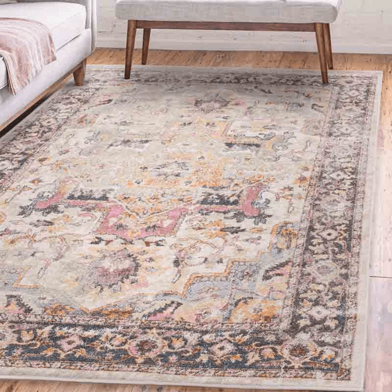 Flores Traditional Persian Kira Rug, Multi