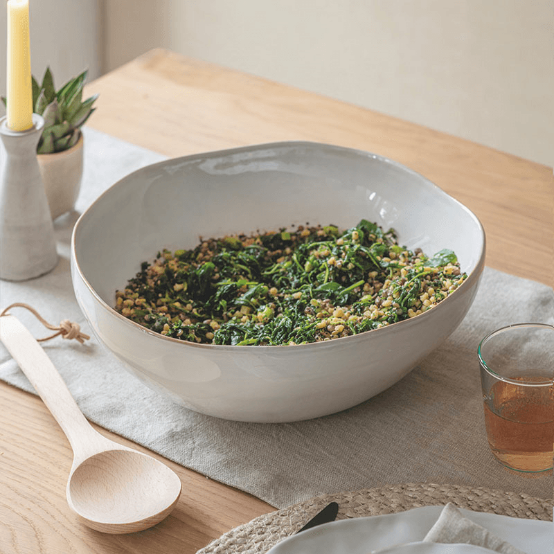 Ithaca Salad Bowl, White