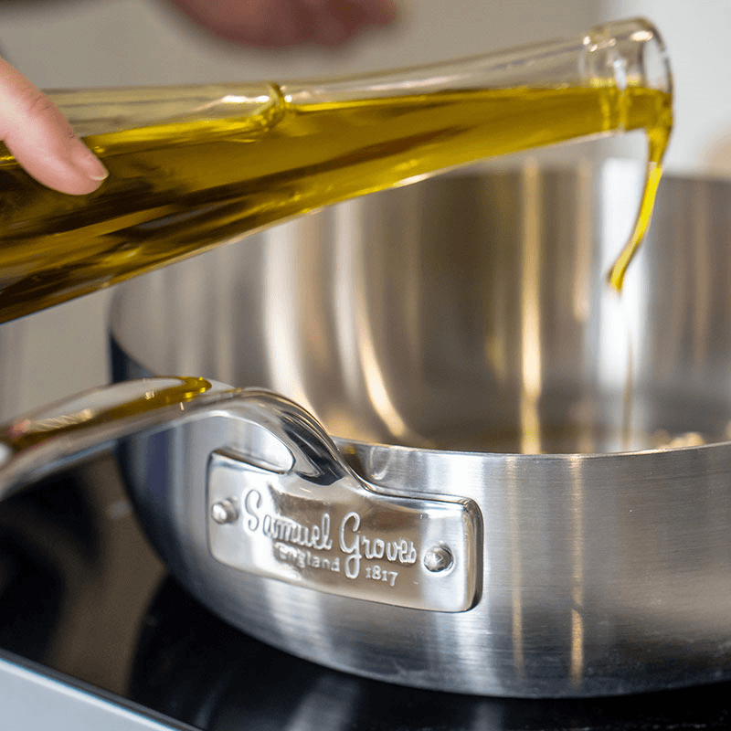 Classic Triply Chefs Pan, Stainless Steel
