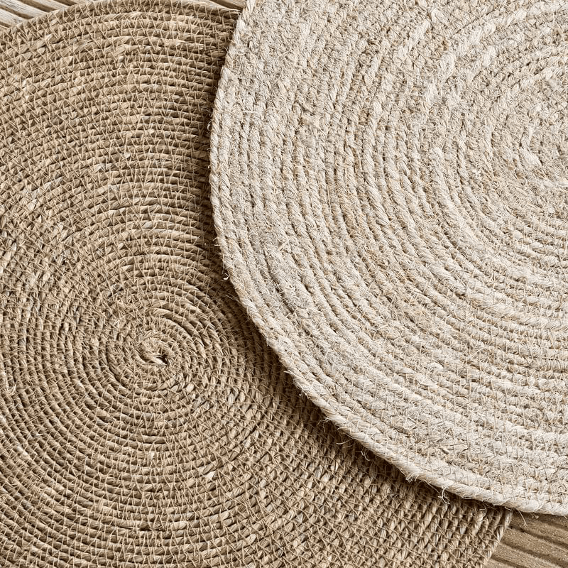 Keso Set of 4 Woven Placemats, Brown
