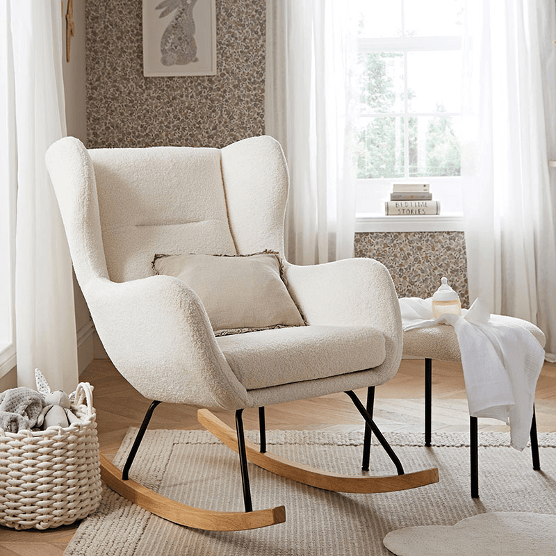 Marley Teddy Nursing Chair and Footstool