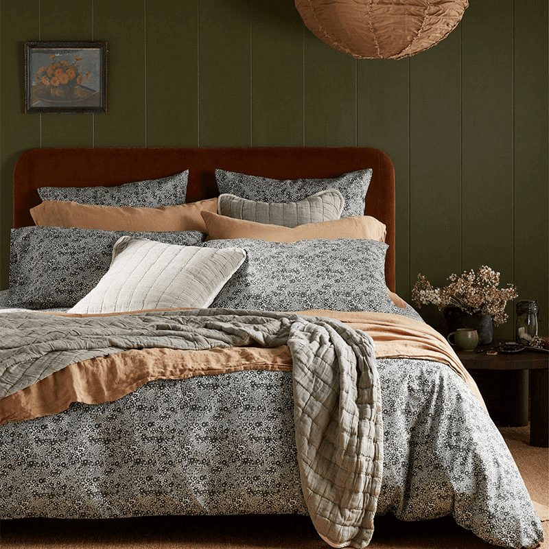 Vivienne Cotton Quilted Cushion Cover