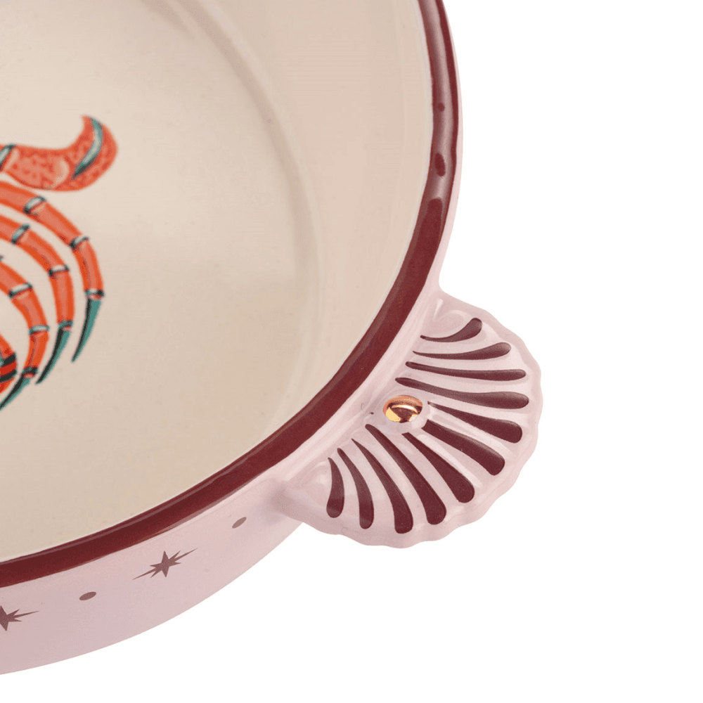 Crab Oval Roaster, Purple