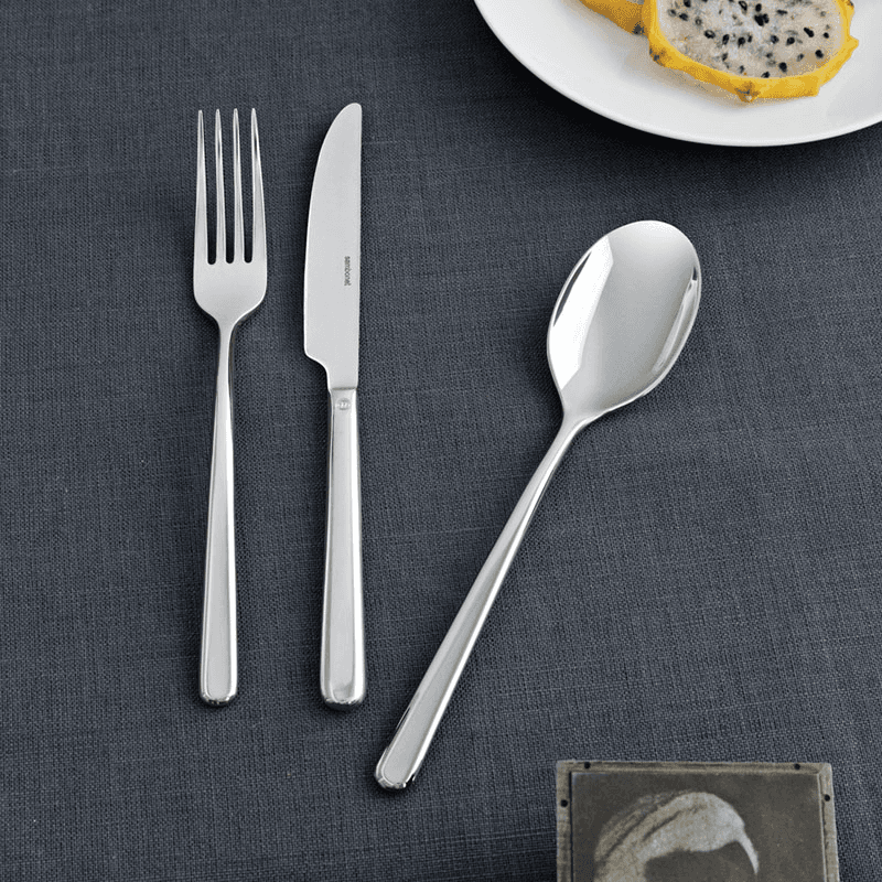 Linear 36 Piece Cutlery Set, Stainless Steel