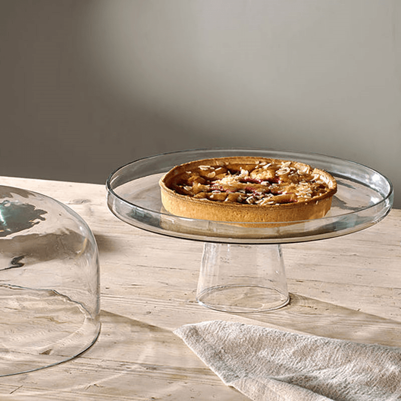 Banjara Glass Dome Cake Stand, Clear