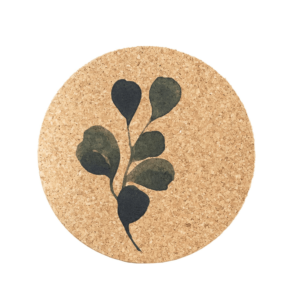 Flora Set of 4 Coasters & Placemats Set, Natural