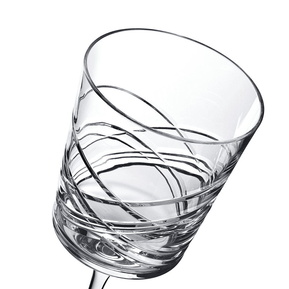Aran Set of 2 Red Wine Glasses, Clear