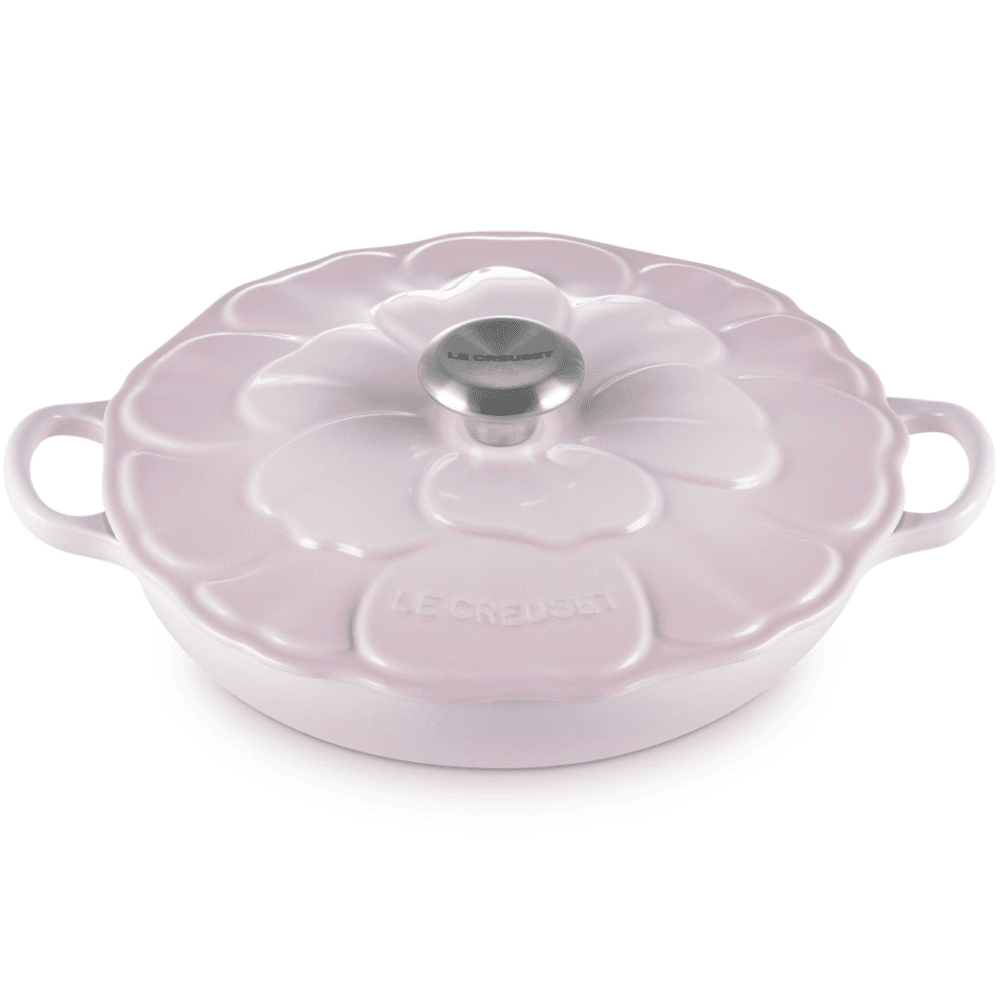 Cast Iron Petal Shallow Casserole