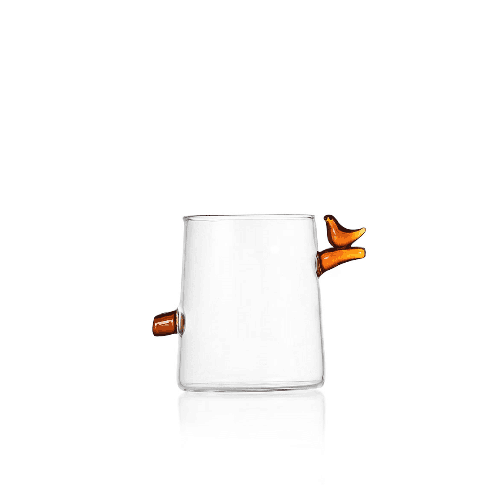 Birds Water Glass