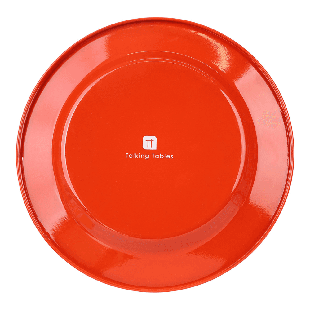 Bon appetit Enamel Plate, Shrimp